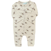 Beige Open Feet Romper